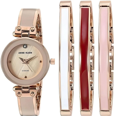 Часы Anne Klein Box Set Diamond 1980BHST