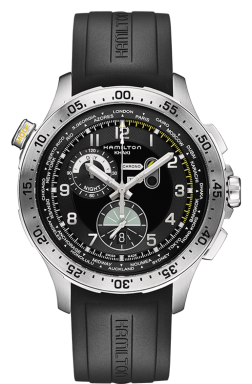 Часы Hamilton Worldtimer  Chrono Quartz H76714335