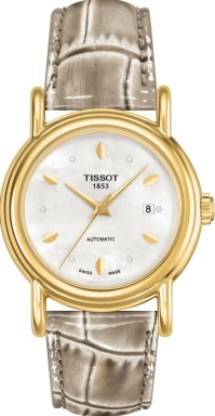 Часы Tissot Carson Automatic Lady 18K Gold T907.007.16.106.00