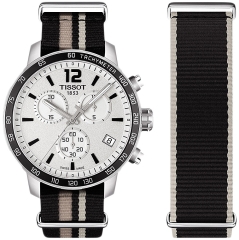Часы Tissot Quickster Nato Chronograph T095.417.17.037.10