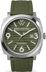 Часы WatchPeople WP2 Timeless Green Silver 700998