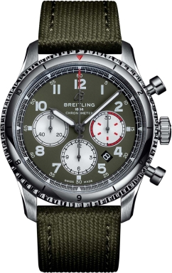 Часы Breitling Aviator 8 B01 Chronograph 43 Curtiss Warhawk AB01192A1L1X1