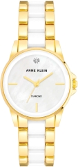 Часы Anne Klein Ceramic Diamond 4118WTGB