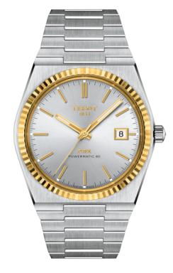 Часы Tissot PRX Powermatic 80 Steel and 18K Gold Bezel T931.407.41.031.01
