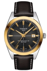 Часы Tissot Gentleman Powermatic 80 Silicium Solid 18K Gold Bezel T927.407.46.061.01