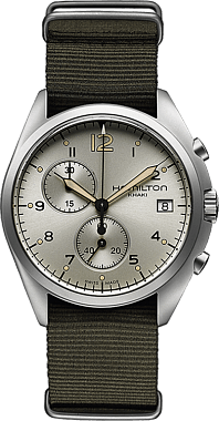 Часы Hamilton Khaki Aviation Pilot Pioneer Chrono Quartz H76552955