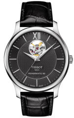 Часы Tissot Tradition Powermatic 80 Open Heart T063.907.16.058.00